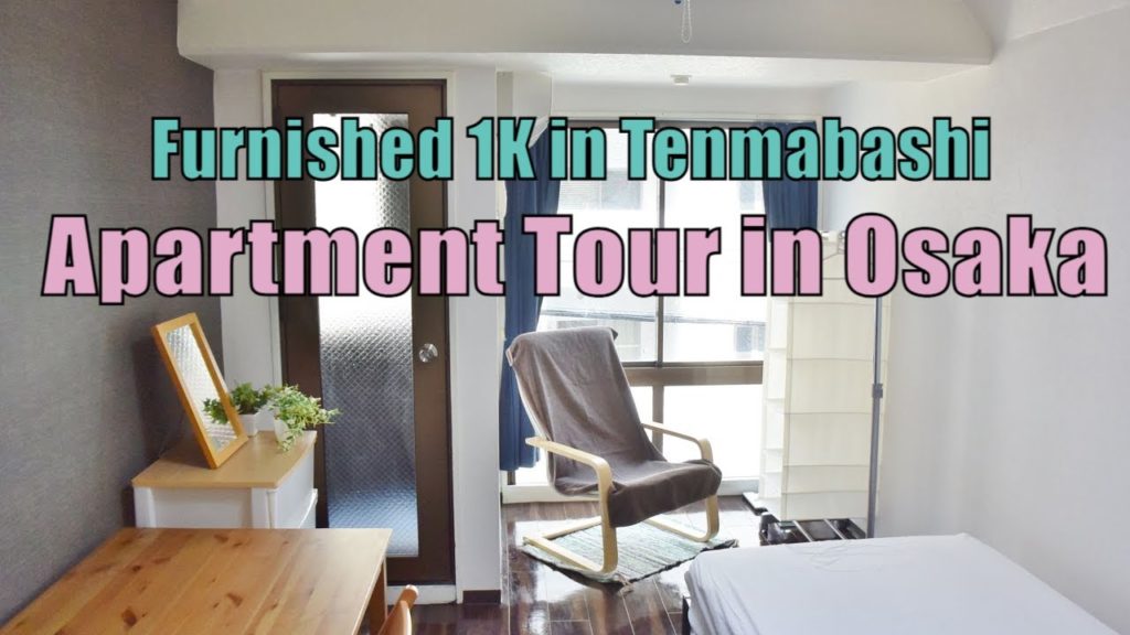 Japanese Apartment Tour in Osaka NAT3A5 – Tenmabashi furnished Japanese Apartment Tour in Osaka NAT3A5 - Tenmabashi furnished