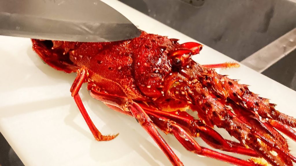 Japanese Street Food - RED LOBSTER Sashimi Seafood