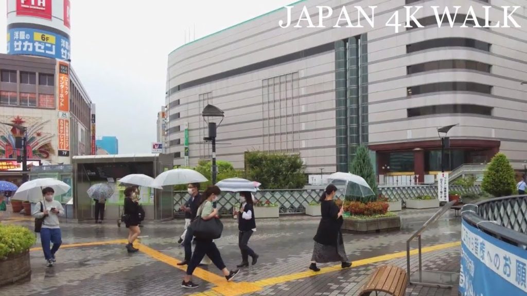 Walking in the rain in 川口JAPAN 4K60p Walking Tour Walking in the rain in 川口JAPAN 4K60p Walking Tour