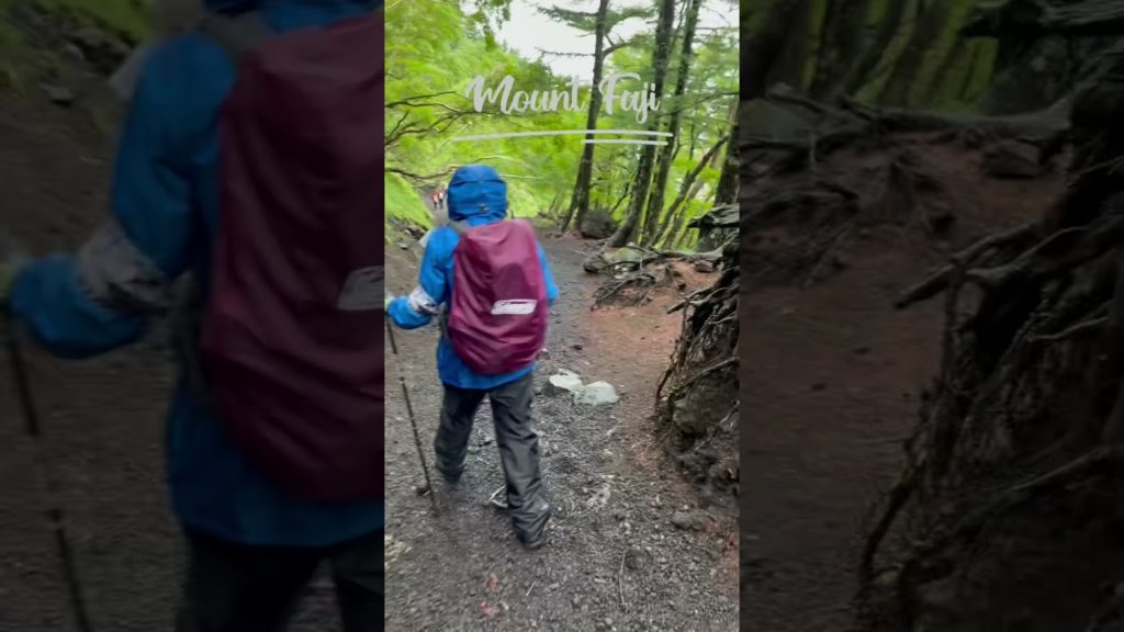 On the way to Mount Fuji #shorts #MountFuji #hike #Japanvlog  #japantravel