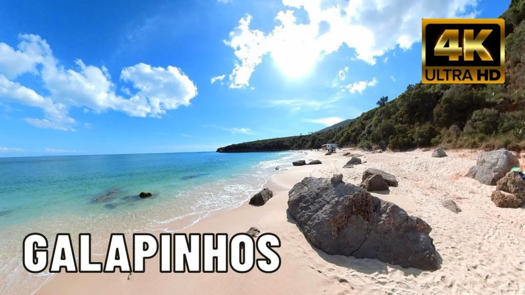 [4K] Walk Tour | Galapinhos 🇵🇹 | Beach Walk 🌊🚶