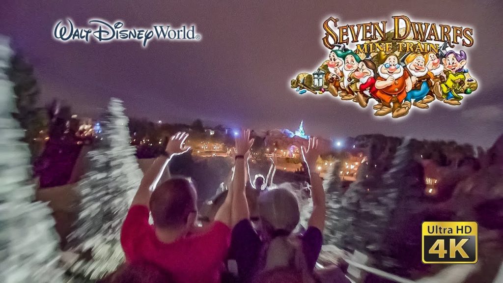 Seven Dwarfs Mine Train Roller Coaster Low Light Wide Angle 4K POV Walt Disney World 2021 06 07 Seven Dwarfs Mine Train Roller Coaster Low Light Wide Angle 4K POV Walt Disney World 2021 06 07
