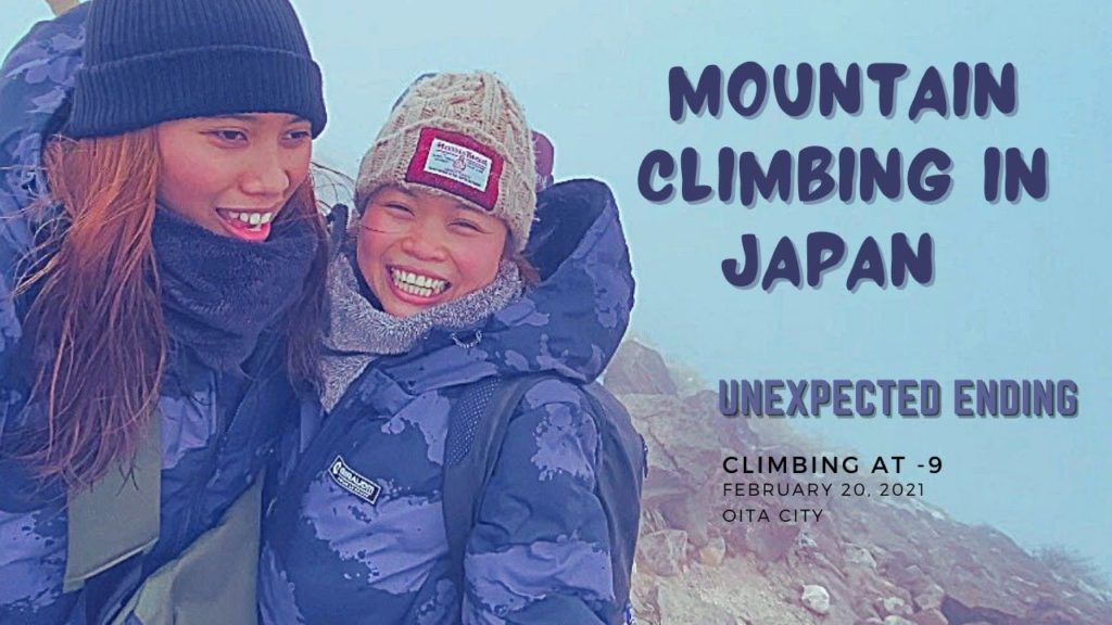 First time climbing mountains in Japan during winter but something came up unexpectedly. 😅