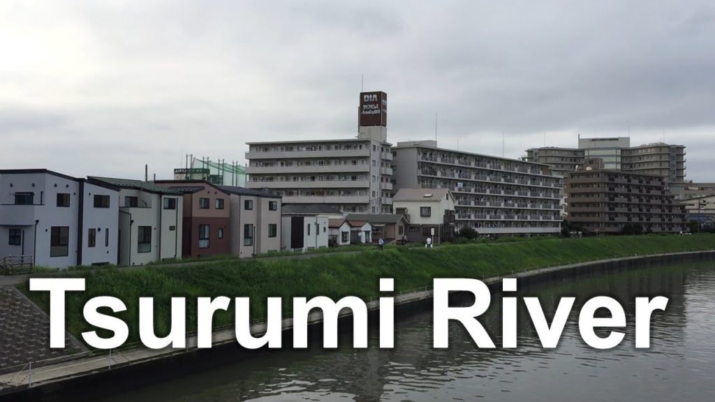 Japan Walk [Walking Tour] japan walking tour - Kanagawa Tsurumi River Japan 0009 (1080p/60fps)