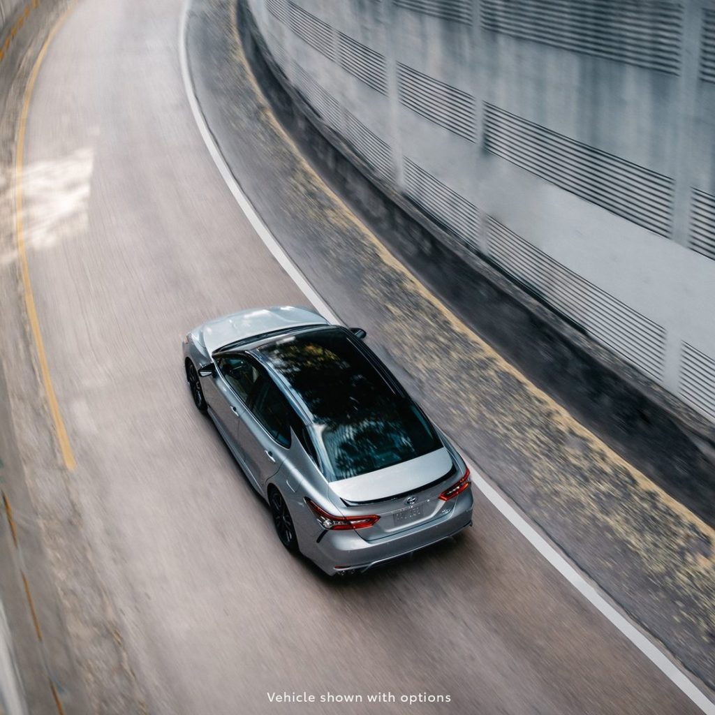 Always ready for what's around the corner. #Camry #Hybrid #LetsGoPlaces...