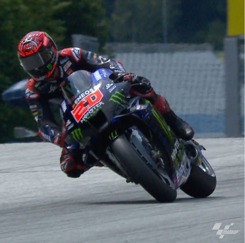 @fabioquartararo20 secured 3rd place on the grid for tomorrow's Styrian GP  It'...