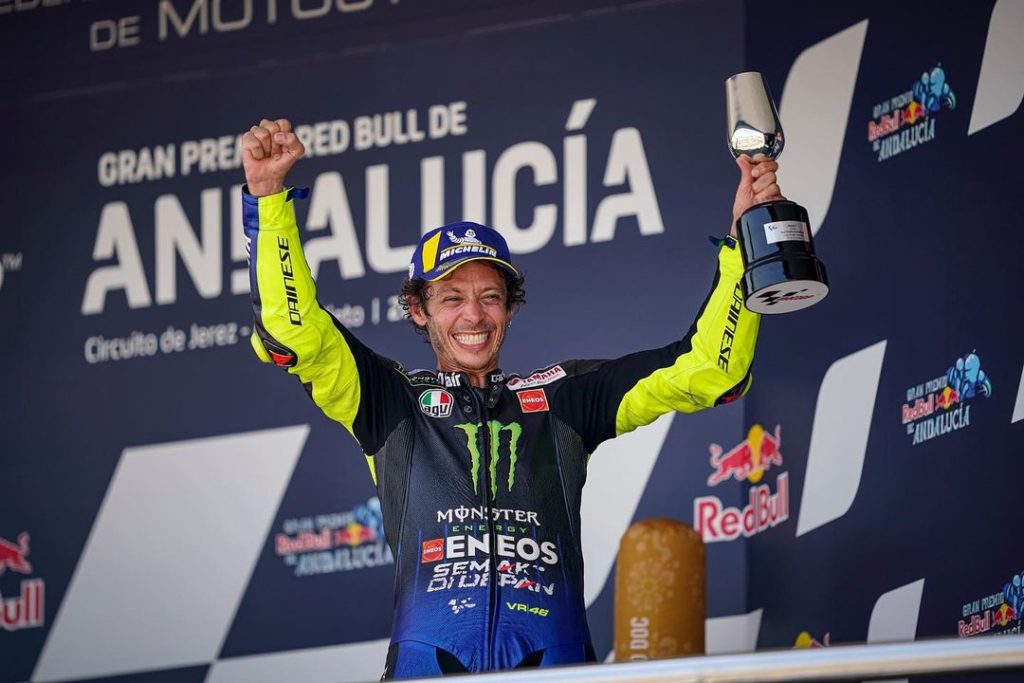 Valentino Rossi's iconic moments  

See our story to watch @motogp’s full @valey...