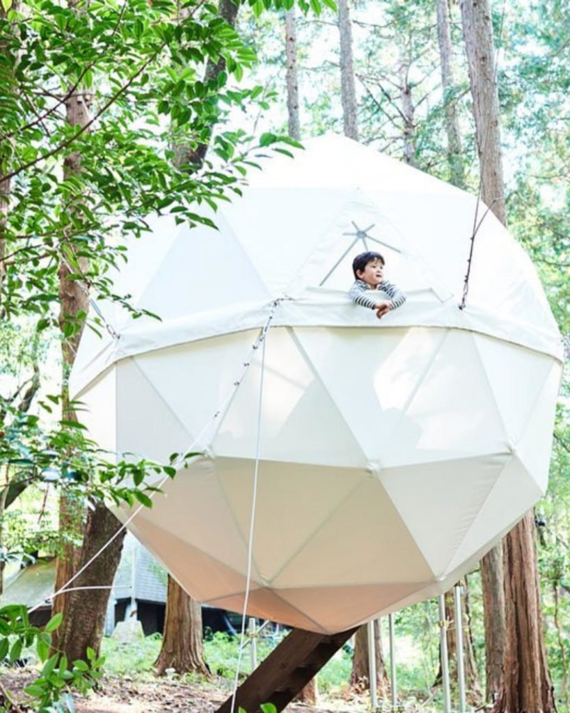 Now this is certainly not your average camp site! Forget about pitching the tent...
