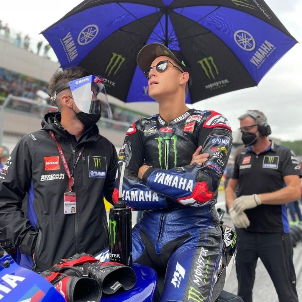 Hmmm...  Will it stay dry?  #MonsterYamaha | #MotoGP | #StyrianGP...