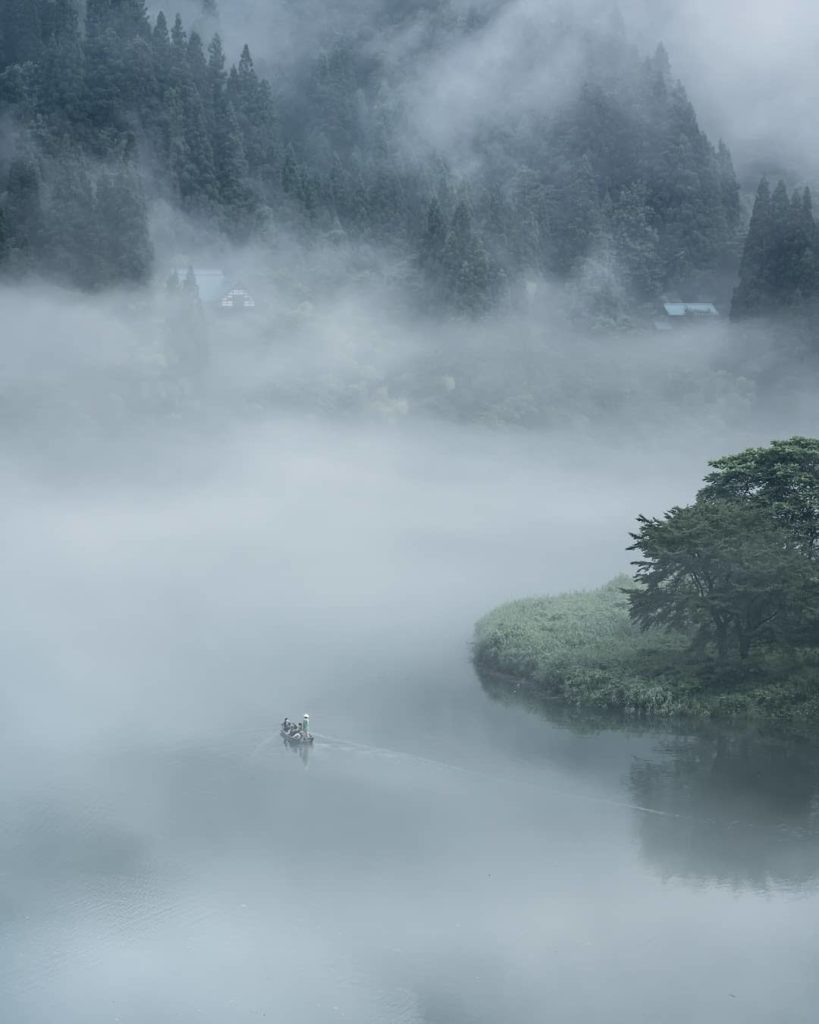 A boat ride through the clouds? Sounds like a dream.  The thick fog is most like...