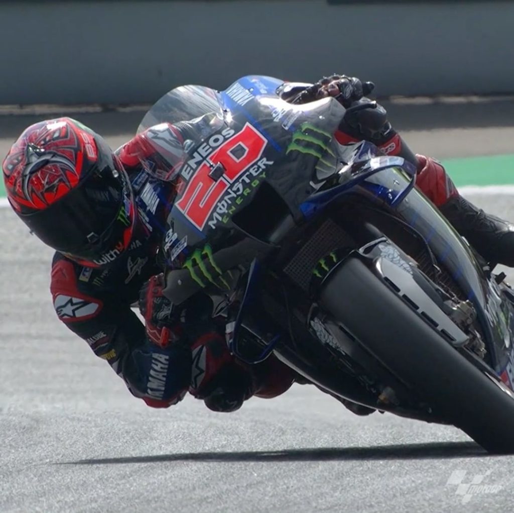 Today, @fabioquartararo20 secured his 10th front row start out of 11 GPs  

It's...