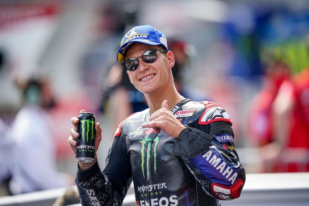 @fabioquartararo20 came oh so close to take pole today...  

He still smiles in ...