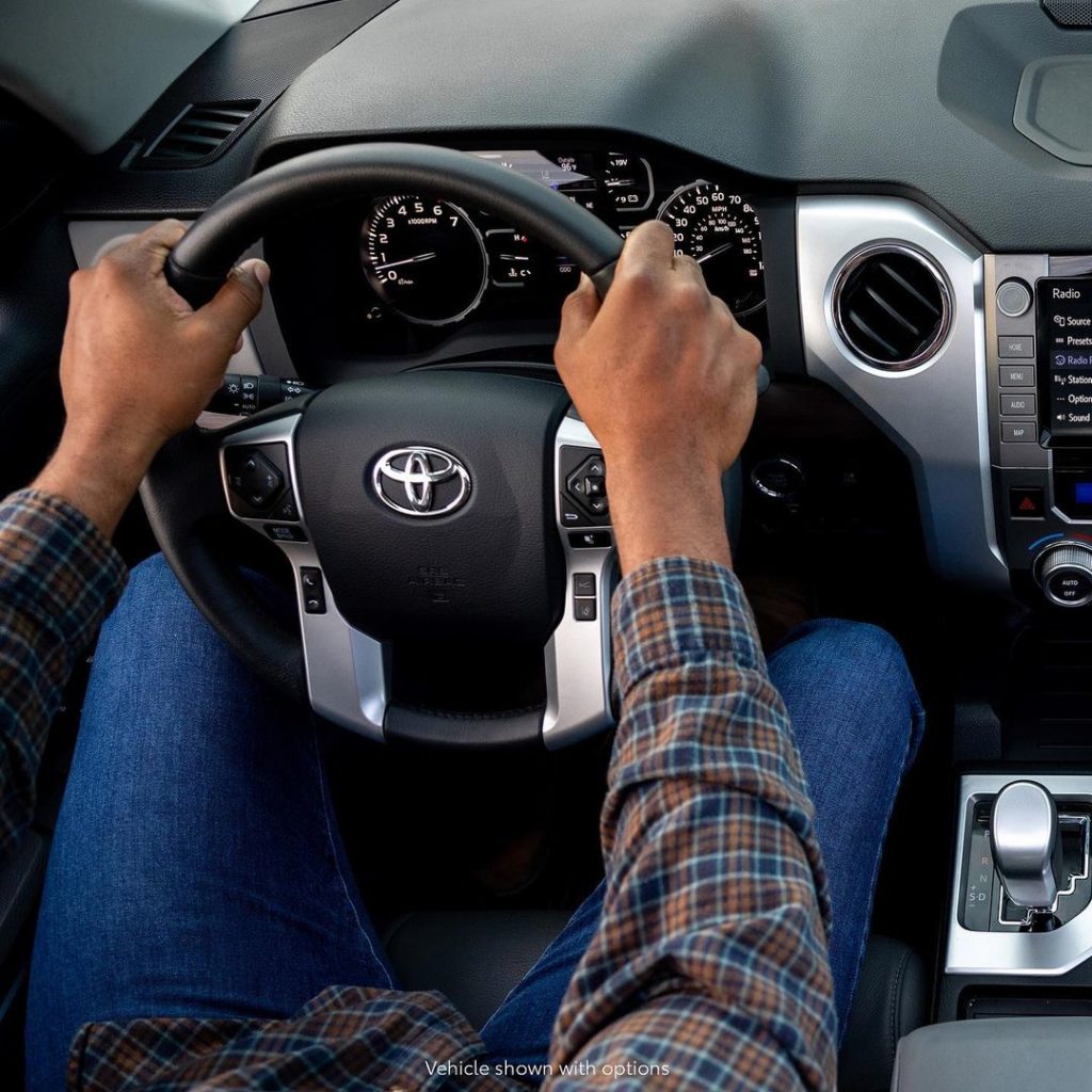 Work from home? More like work from the road. #Tundra #LetsGoPlaces...