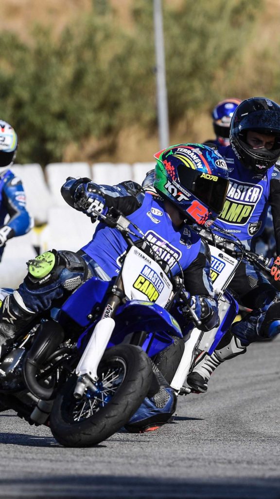 Yamaha MotoGP: @marcobez72 joined @themastercamp riders to enjoy a MiniGP training session Min… @marcobez72 joined @themastercamp riders to enjoy a MiniGP training session Min...