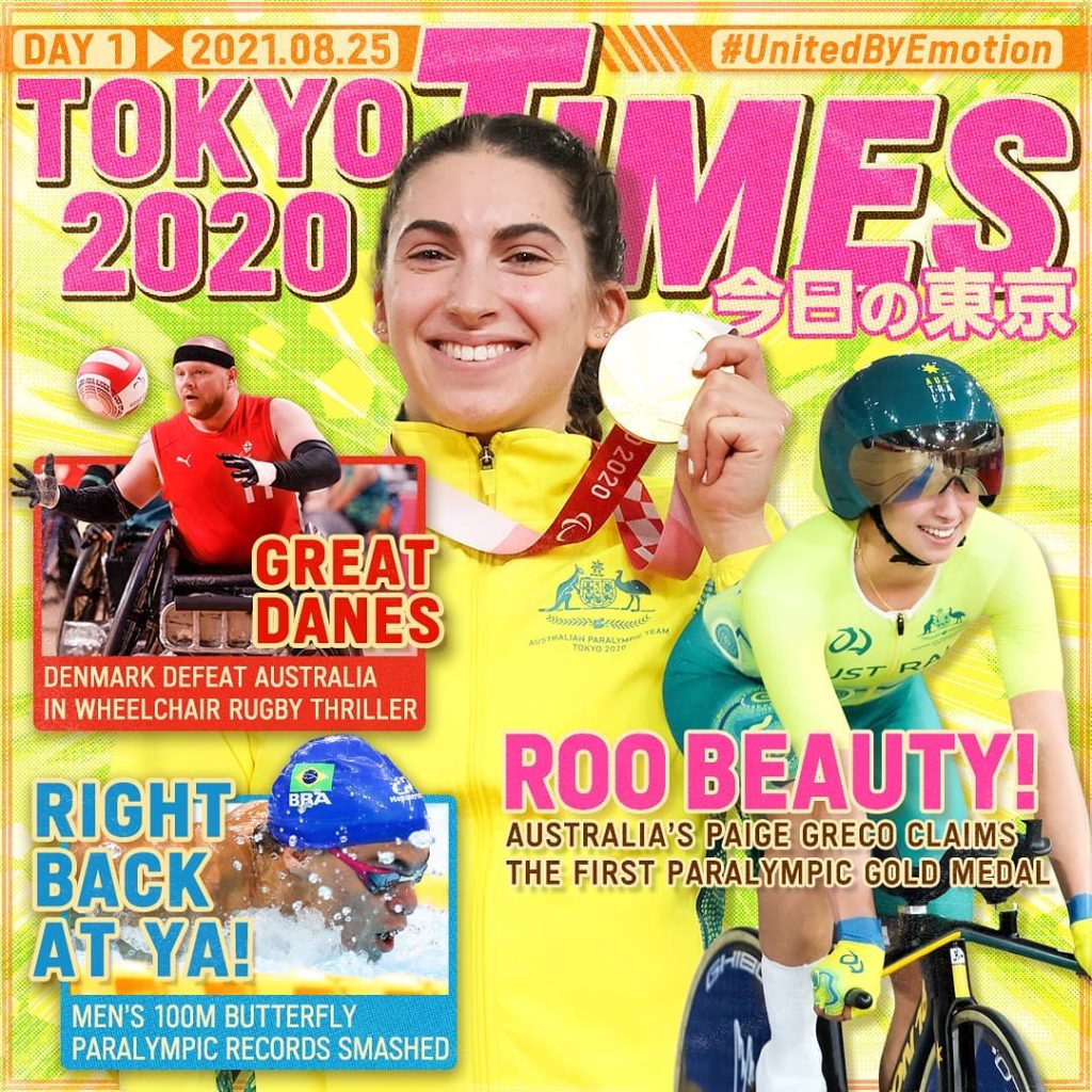 Extra! Extra! Read all about it!  The TOKYO 2020 TIMES is here with the breakin...