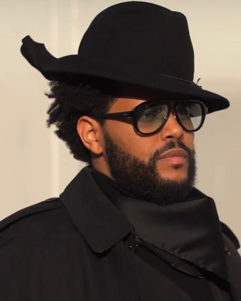 @theweeknd wearing Yohji Yamamoto pour Homme Fall-Winter 2021-22 hat for @gq glo...
