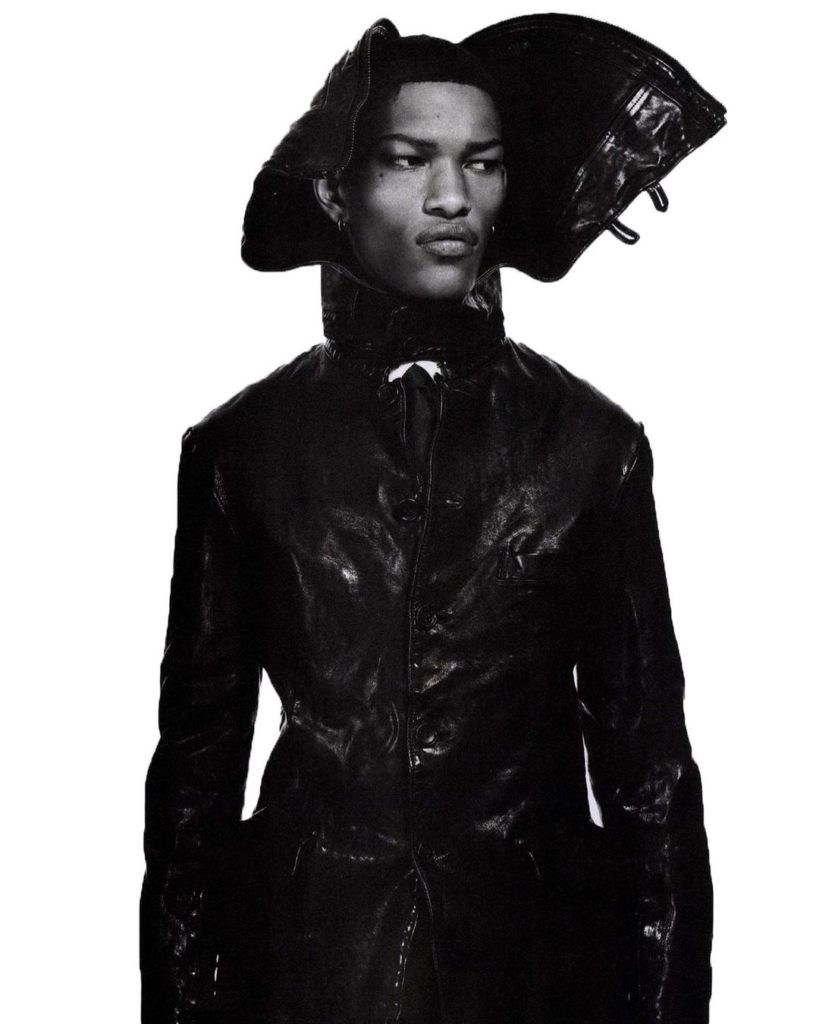 Yohji Yamamoto Autumn/Winter 2021-22 leather jacket for @stylemagazineitalia 

S...