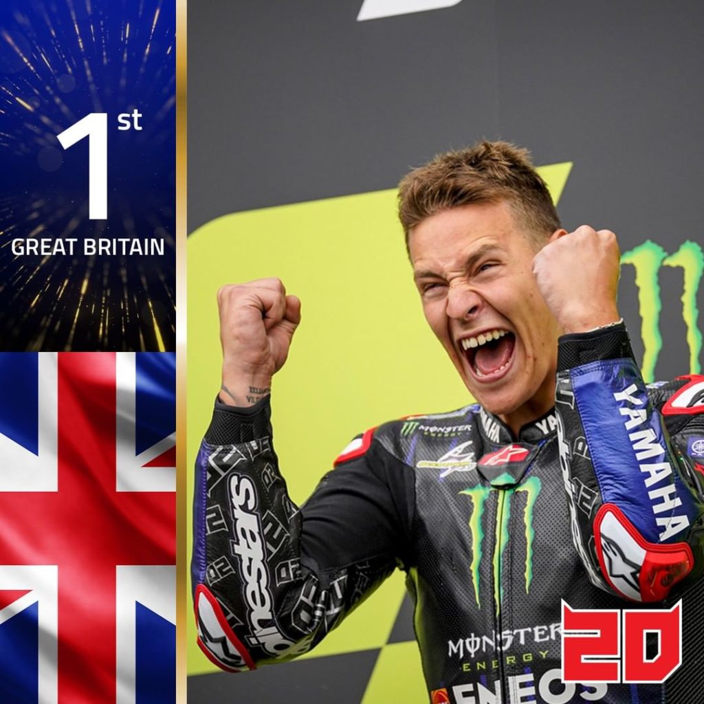 To say "@fabioquartararo20 is happy" is an understatement 

#MonsterYamaha | #Mo...