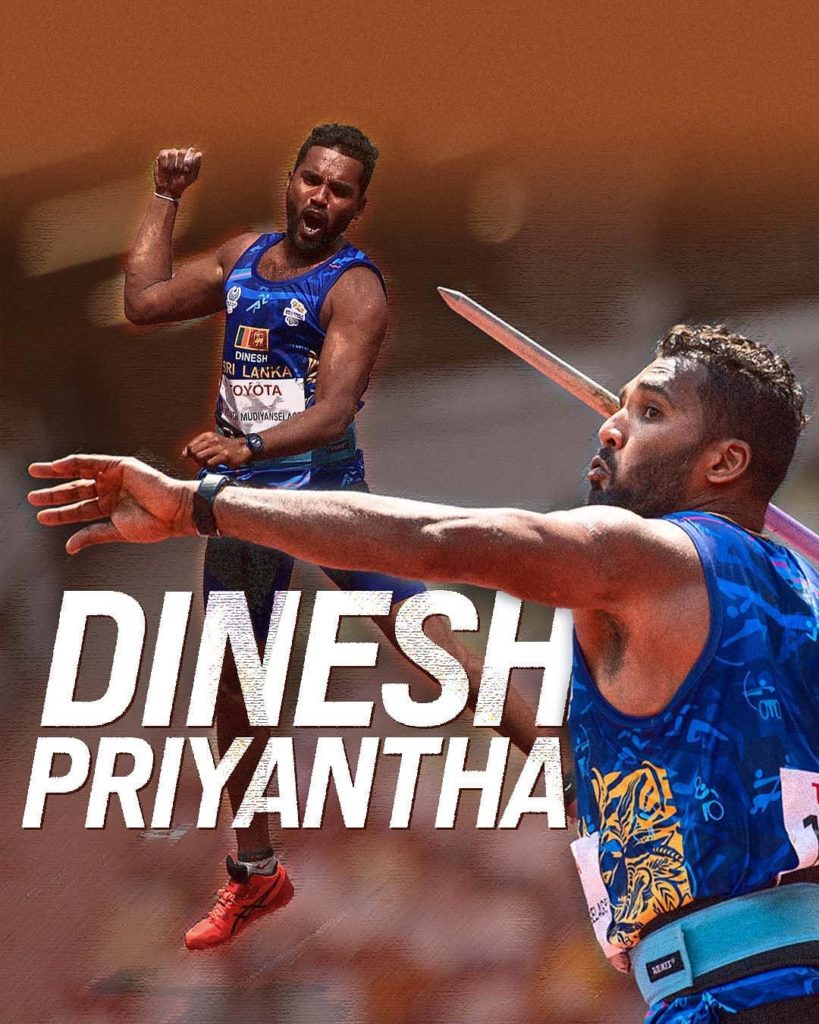 History made  Dinesh Priyantha  won the first-ever #Paralympics gold medal for ...
