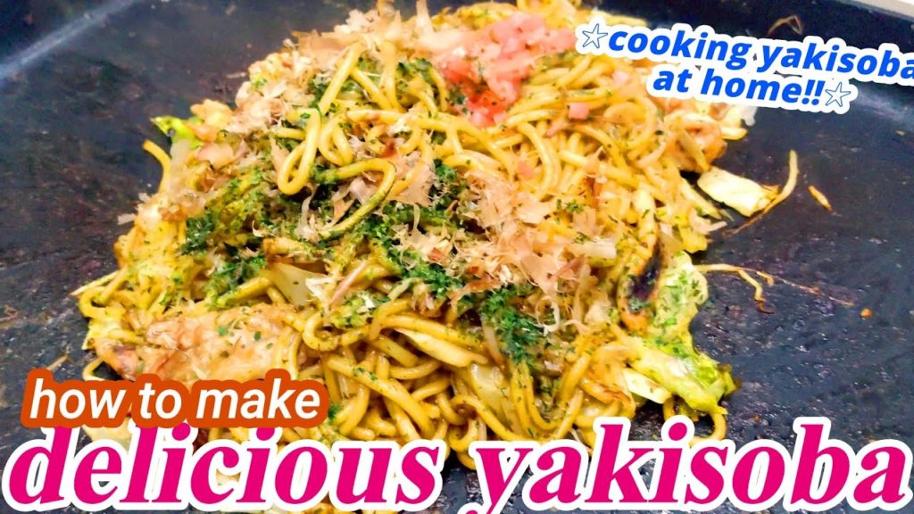 【4k】How to make delicious yakisoba cooking video japanese street food