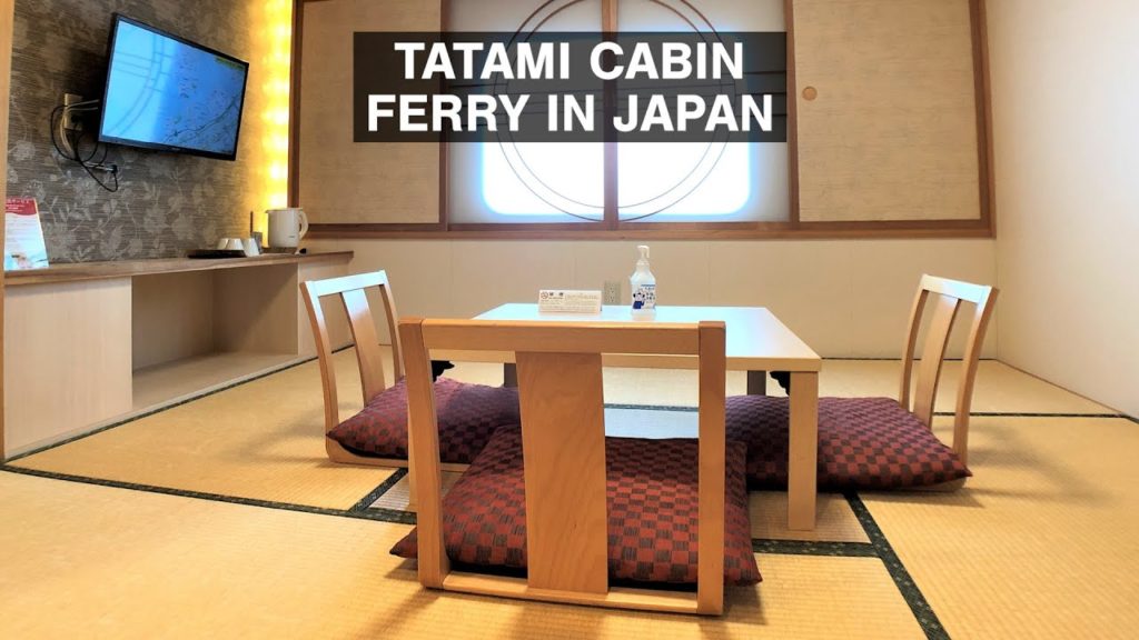Trying a Japanese Style Tatami Cabin on the Ferry | Osaka to Shinmoji