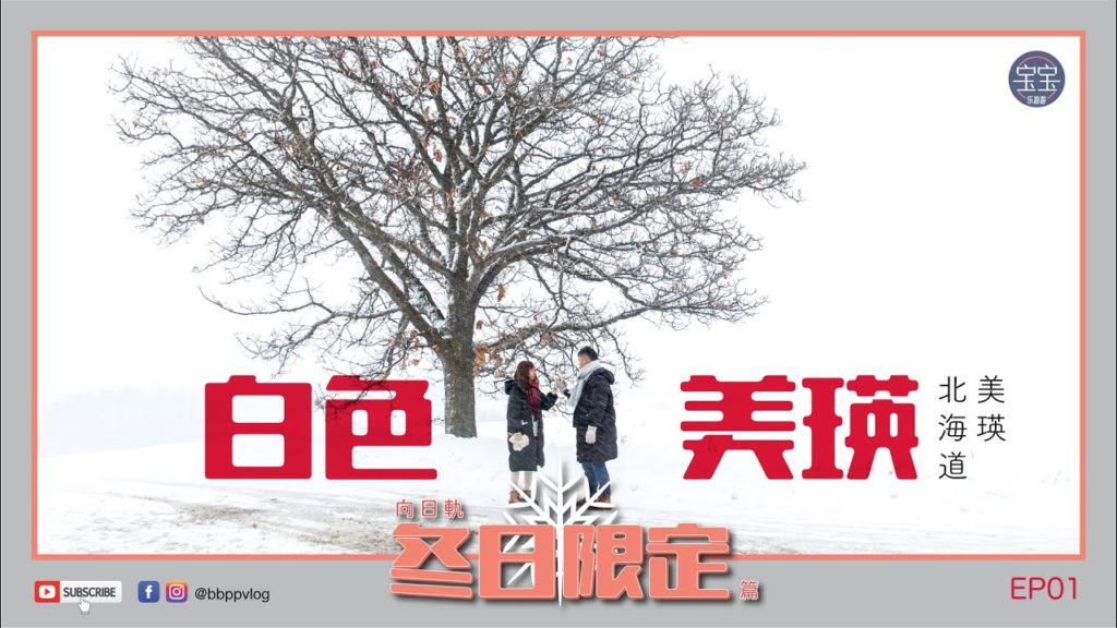 [北海道旅行] EP01: 白色美瑛 | Hokkaido Winter Trip