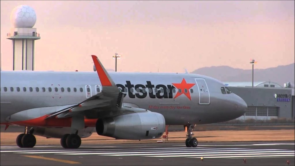 JETSTAR A320 take off from KAGOSHIMA to NAGOYA [2015.01.04]