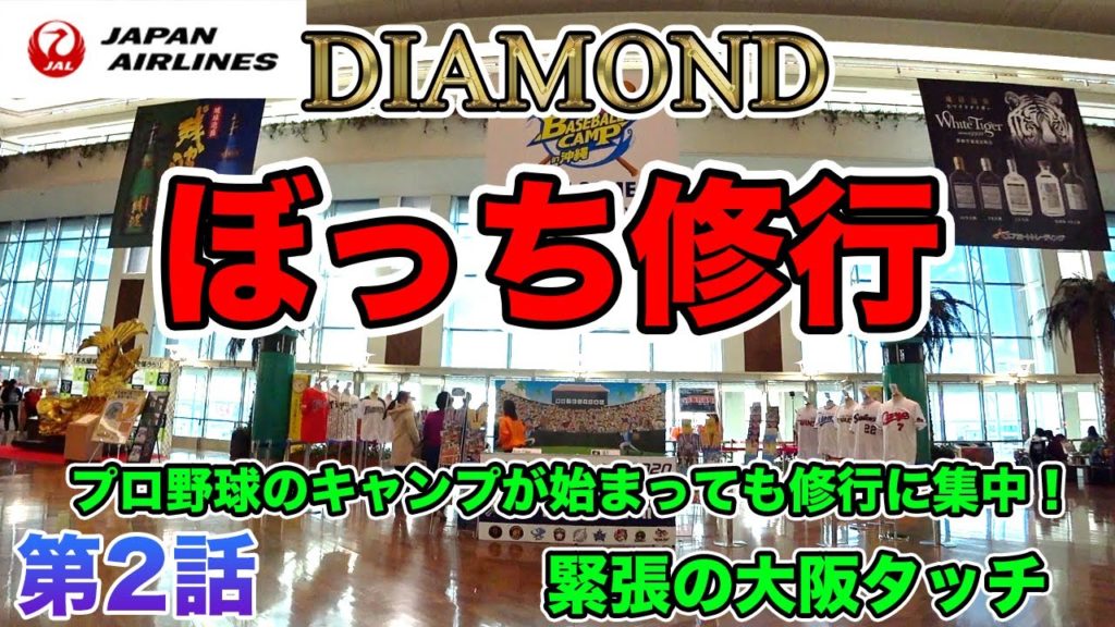 【JAL】めざせ！ダイヤモンド修行／プロ野球のキャンプが始まっても修行に集中！（第2話）