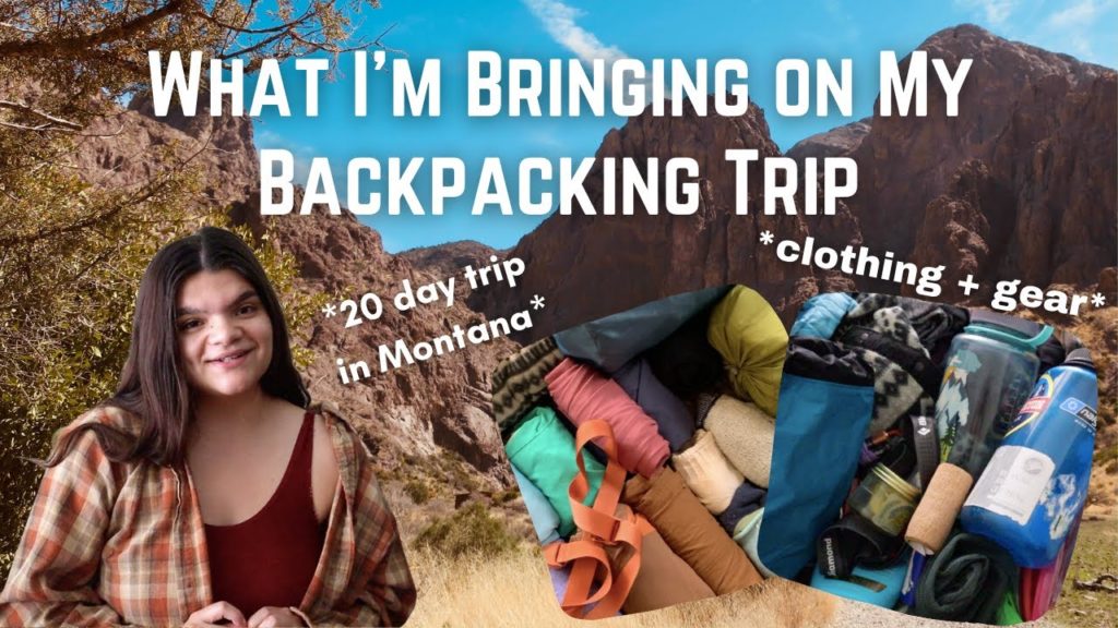 what i'm bringing on my backpacking trip 🏔 🎒 ! *clothing & gear*