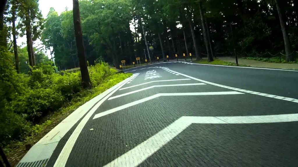 Stromy zjazd z zamku w Sendai