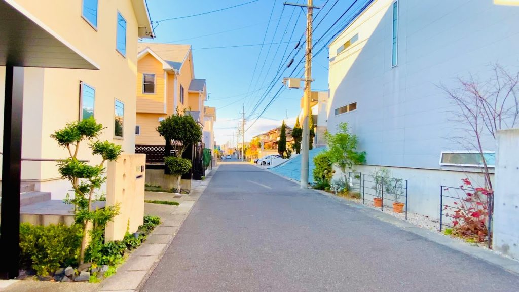 【4K】Modern Japanese Houses / Neighborhood Walking Tour in Japan (Nagakute, Nagoya)