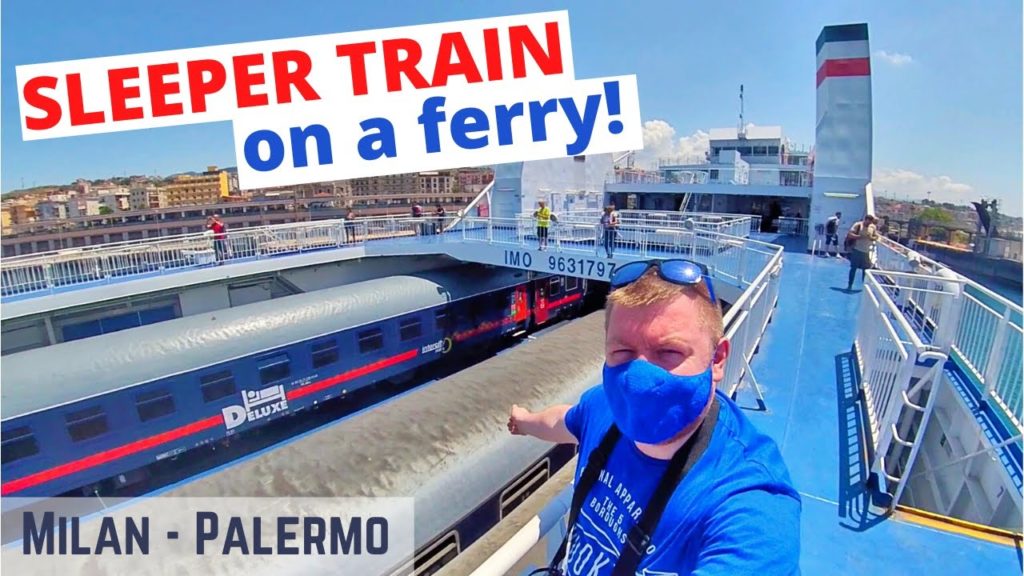 Milan to Sicily by Intercity Notte sleeper train and UNIQUE train ferry crossing (DELUXE cabin) Milan to Sicily by Intercity Notte sleeper train and UNIQUE train ferry crossing (DELUXE cabin)