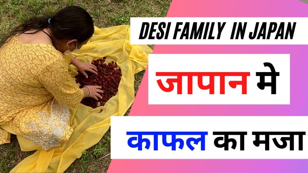 जापान मे काफल का  मजा। Desi Family In Japan