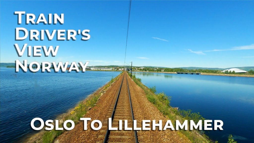 Train Driver's View: Oslo to Lillehammer 4k Cabview in Norway Train Driver's View: Oslo to Lillehammer 4k Cabview in Norway