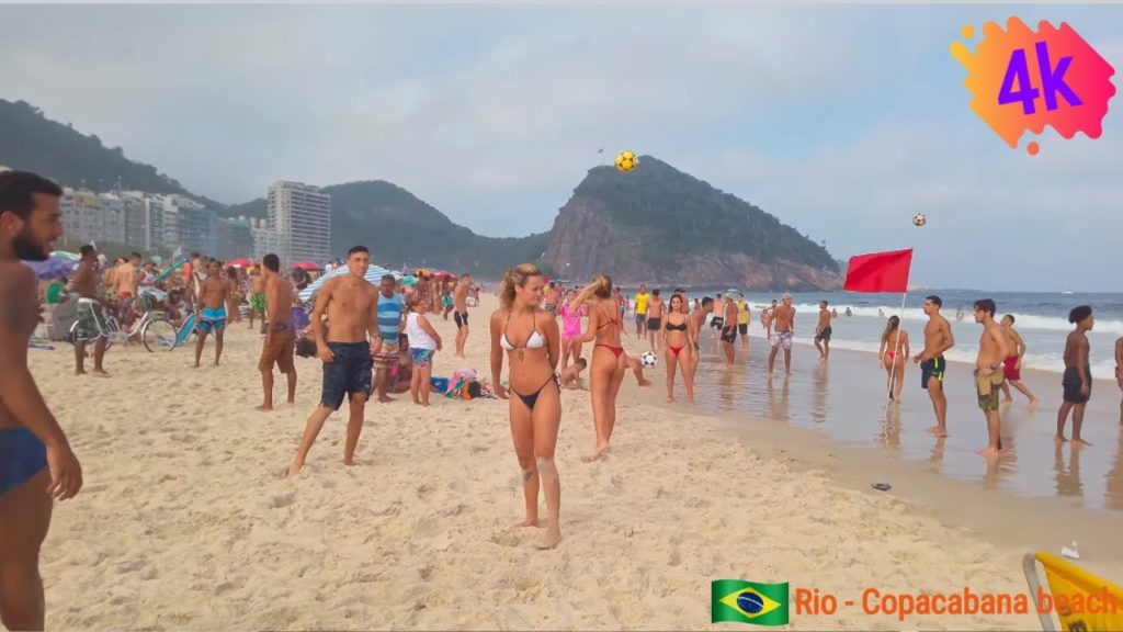 Rio De Janerio tour - brazil - copacabana walking 【4k】🇧🇷