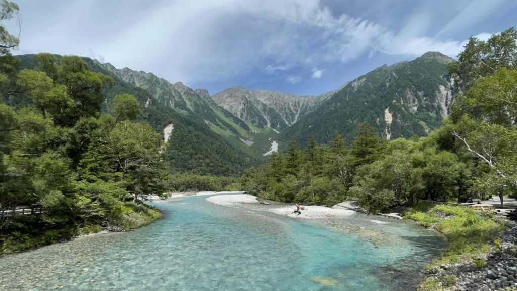 Spectacular views of the Kamikochi highlands, Nagano, Japan
