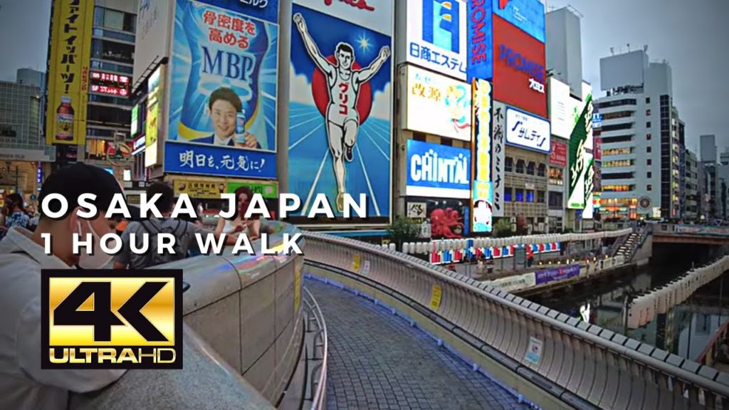1 hour walk Osaka Japan – Namba Dotonbori Shinsaibashi Honmachi Nakanoshima – Full Walk – Evening 大阪 1 hour walk Osaka Japan - Namba Dotonbori Shinsaibashi Honmachi Nakanoshima - Full Walk - Evening 大阪