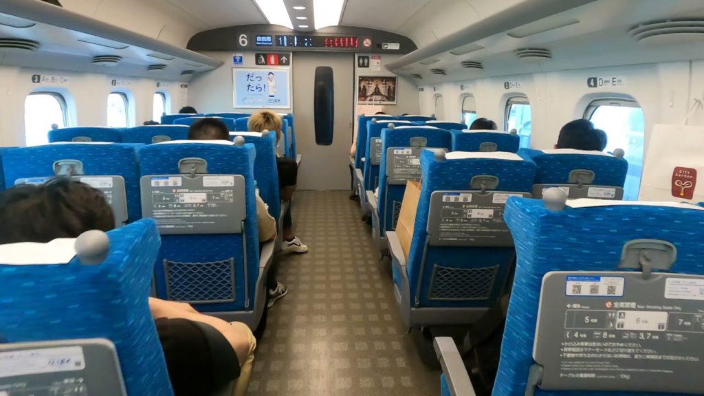 Tokyo Bullet Train From Tokyo to Nagoya