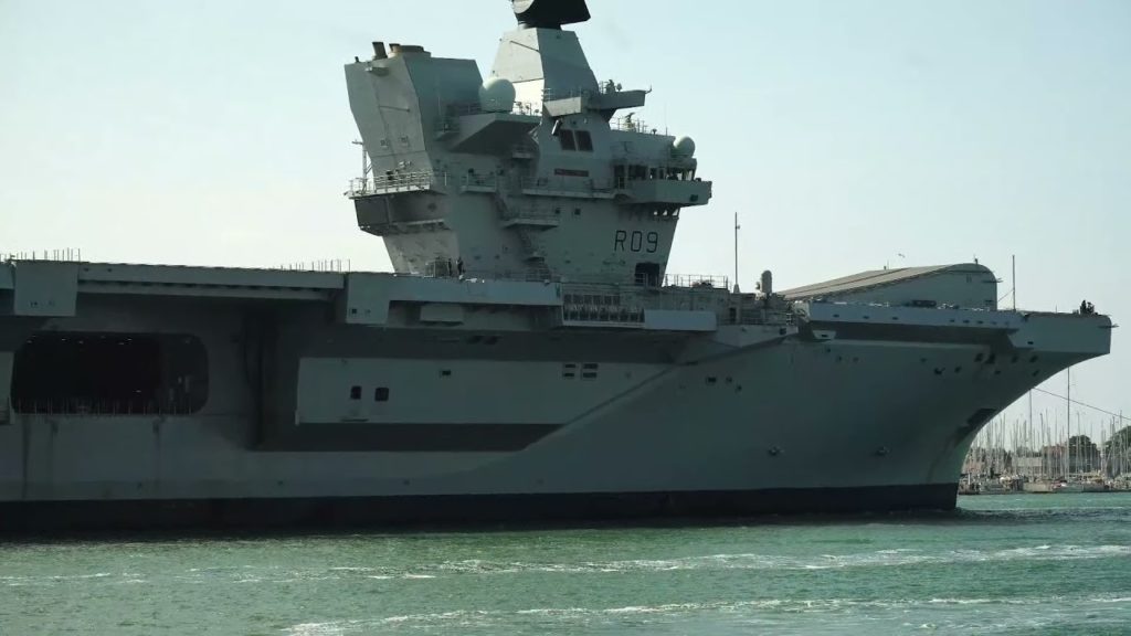 HMS Prince of Wales returns to Portsmouth - 26th August 2021 03:30PM