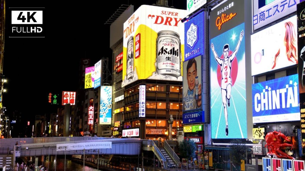【4K】Night Walk in Dotombori|Osaka|Japan 【4K】Night Walk in Dotombori|Osaka|Japan