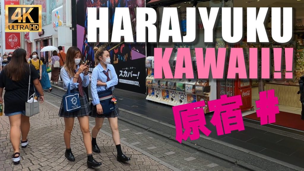 [4K] Harajuku KAWAII! !! Quiet summer vacation Stroll along Takeshita Street