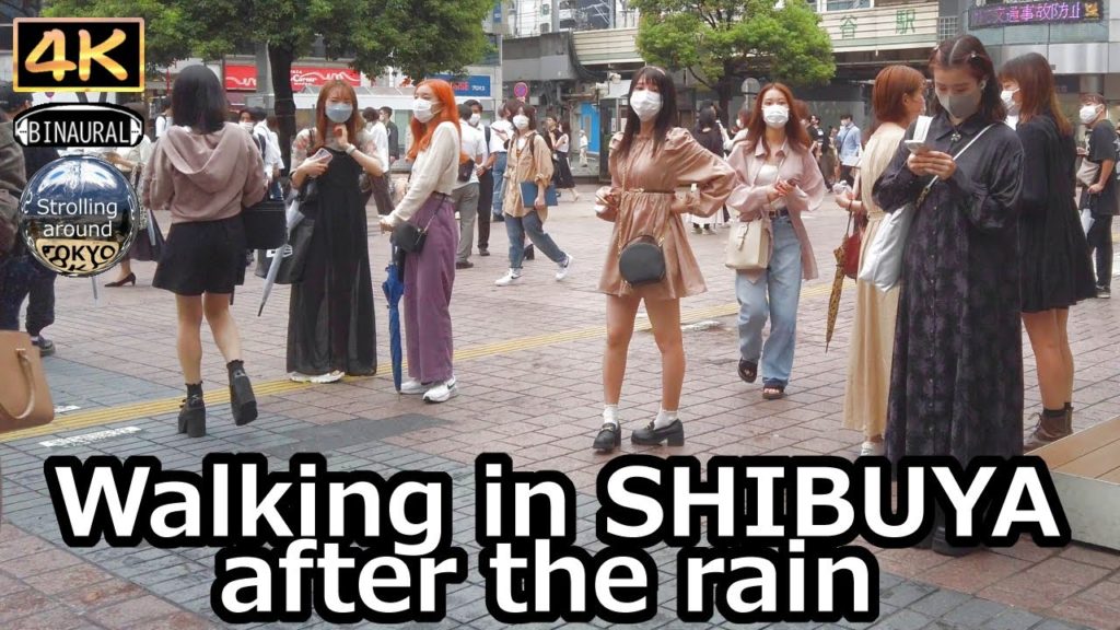 Walking in SHIBUYA after the rain - 4K Tokyo Japan