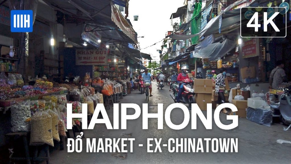 [4K] HAIPHONG 🇻🇳 - ex-Chinatown - Đổ Market Old Quarter - Vietnam Walking Tour