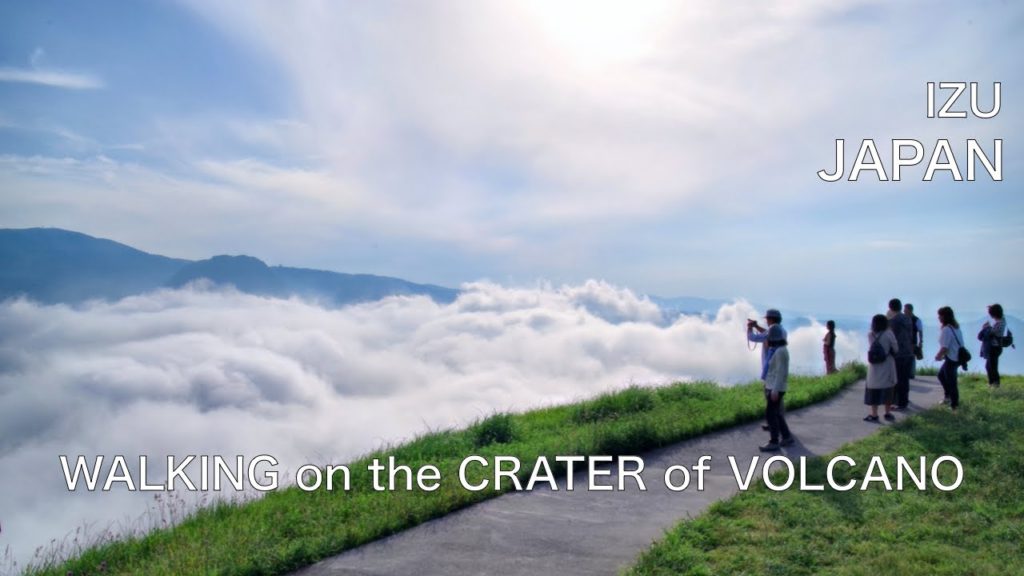 【JAPAN TRAVEL Vlog：IZU, SHIZUOKA】Mt.OMURO　Walking around crater of 580 meters volcano　JAPAN TRIP