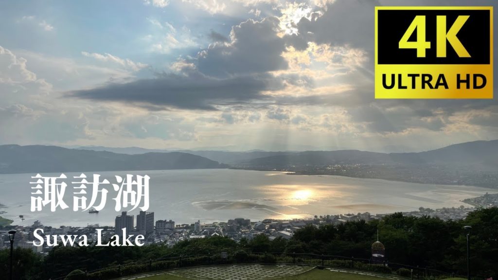 Nagano, Lake Suwa Japan Walking Tour[4K HDR]