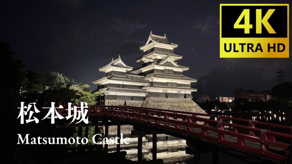 Nagano, Matsumoto Castle Japan Walking Tour[4k HDR]