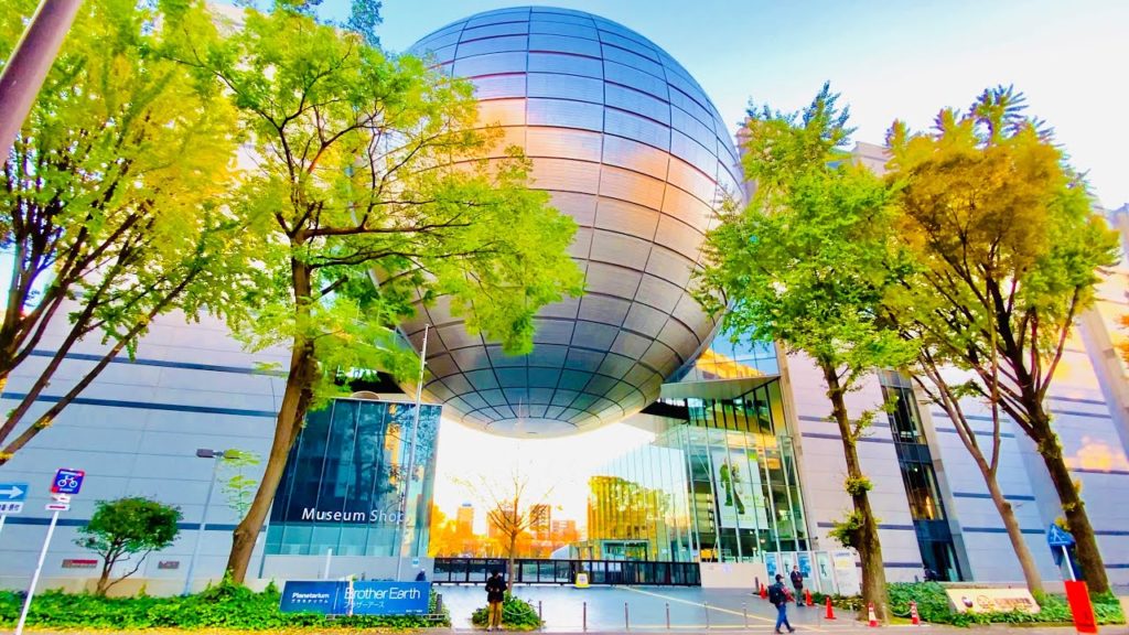 4K Japan Walk to Nagoya Science Center 名古屋科学館への散策