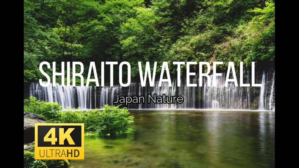 [4K] Nature of Japan - Karuizawa, Nagano - Shiraito Waterfall