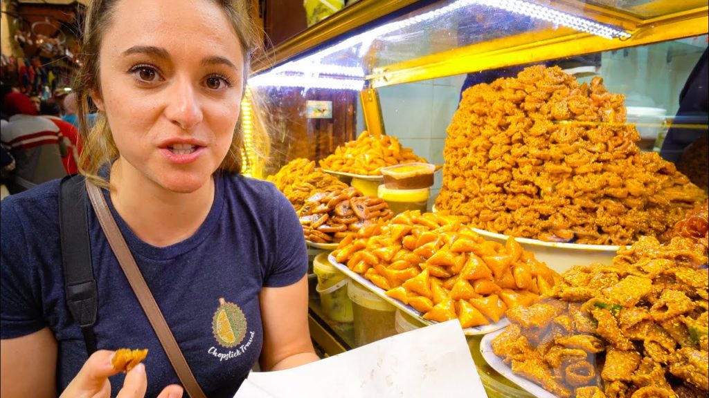 CRAZY STREET FOOD IN FES - Camel Kebab BBQ in Morocco (You've NEVER Seen this Before!)