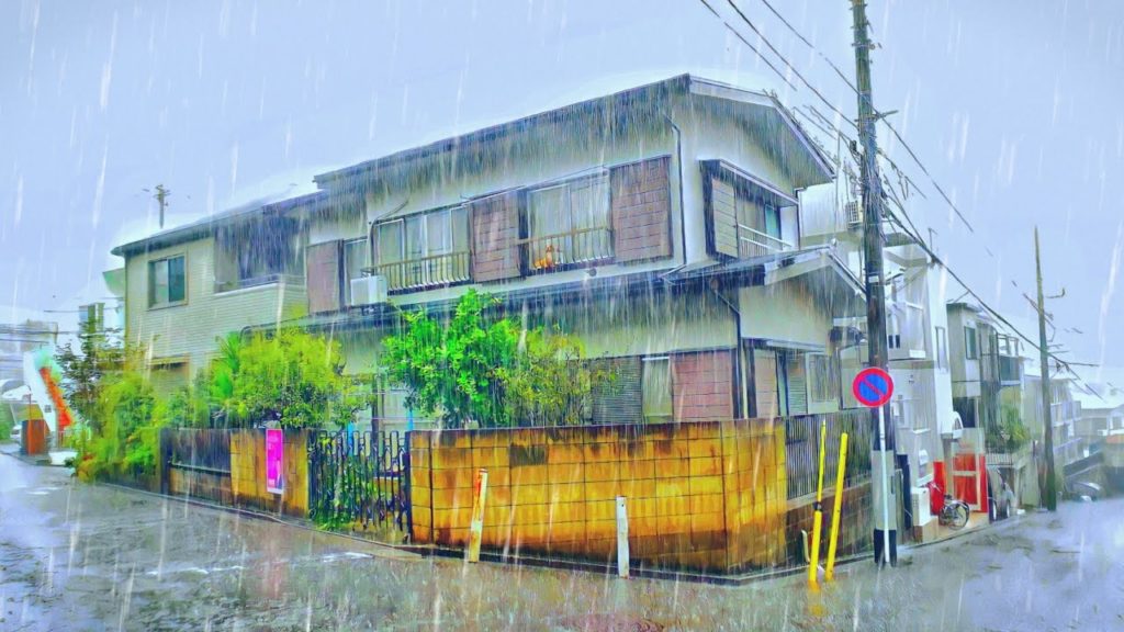 Japan Walk – Heavy Rain Day | Japanese Countryside Walking Tour 9.18.2021 Japan Walk - Heavy Rain Day | Japanese Countryside Walking Tour 9.18.2021